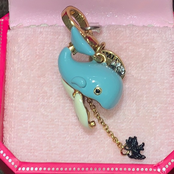 Y2K NEW Juicy Couture BLUE WHALE CHARM LIMITED EDITION 2009 VINTAGE